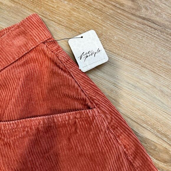 FREE PEOPLE Ray Corduroy Myrrh Mini Skirt - Picture 4 of 10
